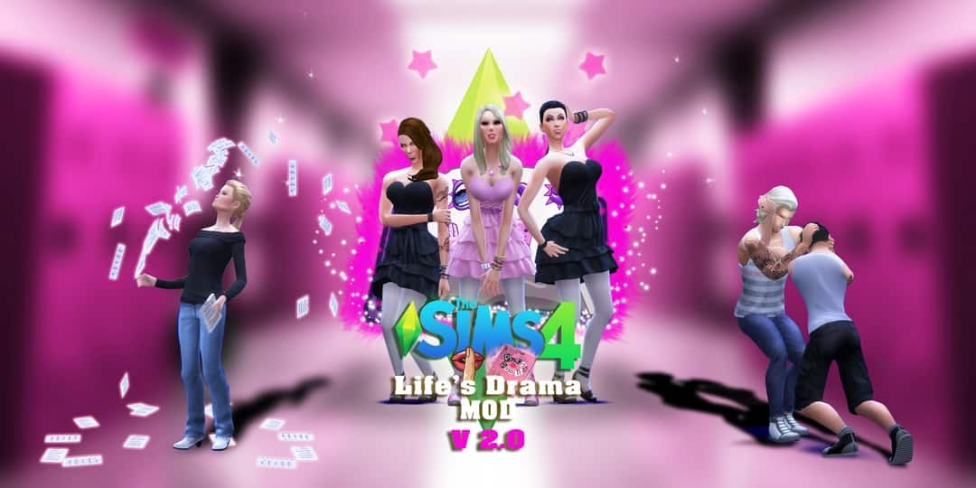 Vibrant image showcasing custom mods for The Sims 4, featuring fashionable characters and energetic dance scenes to enhance your gameplay experience. Perfect for Sims 4 life simulation and style customization.