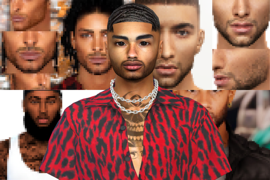 sims 4 male urban facial hair