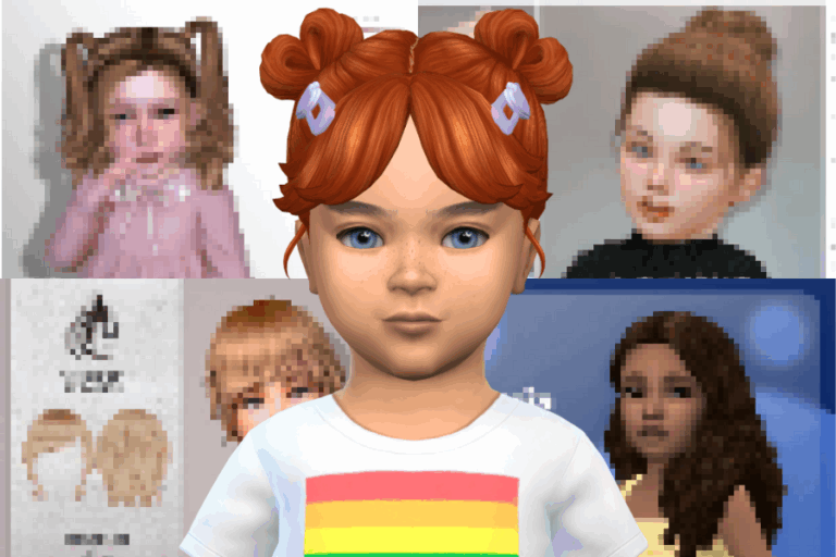 33+ Best Sims 4 Toddler Girl Hair: Adorable Styles for Your Little Ones
