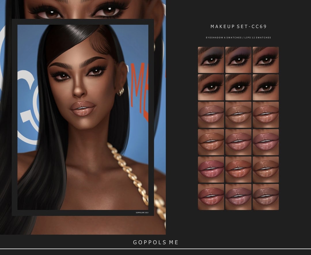 Gold Makeup Set