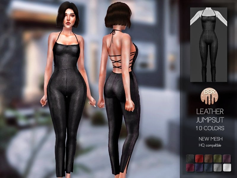Leather Jumpsuit