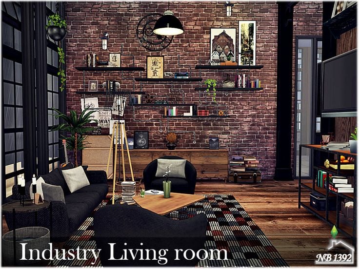 Industrial Loft Living Room