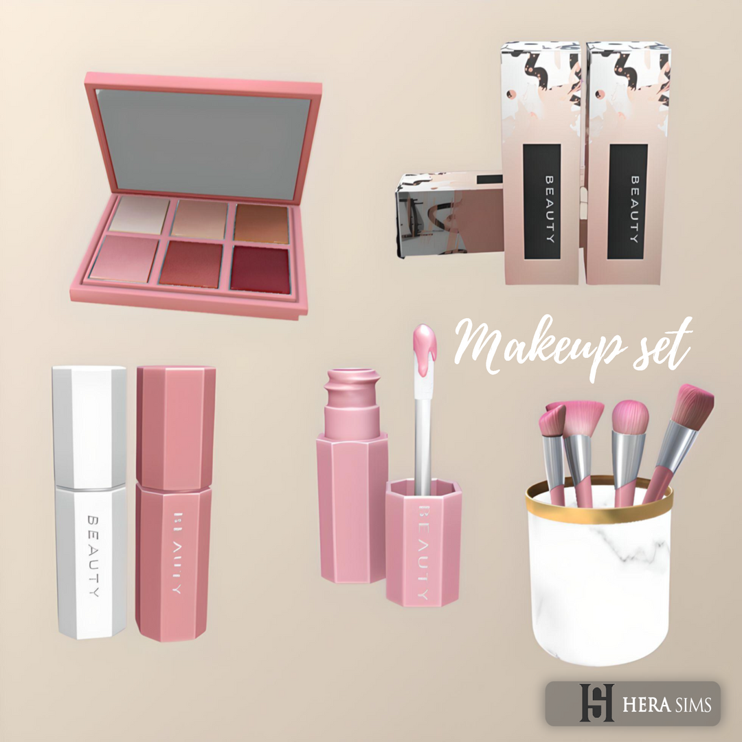 Pink Makeup Set