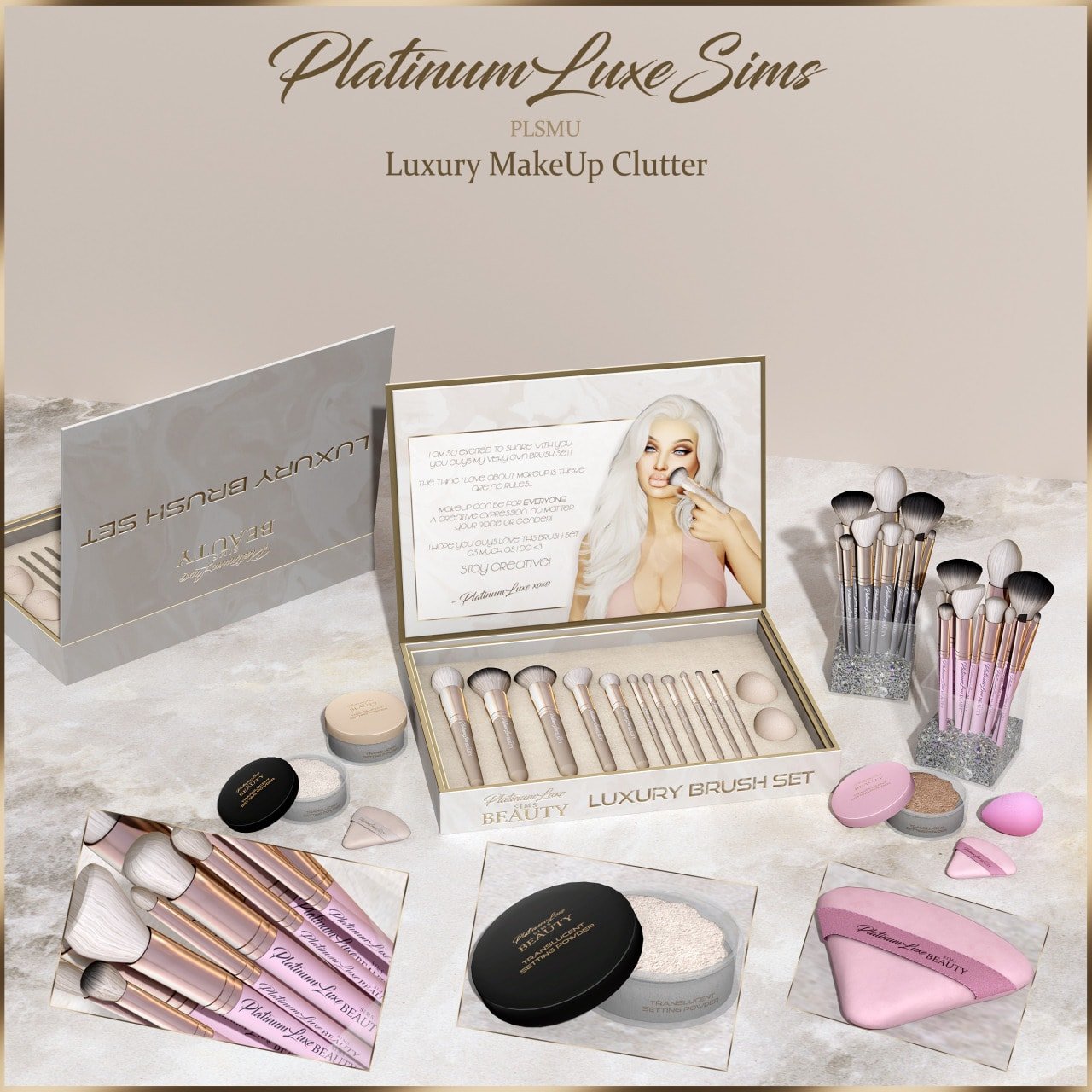 Luxury Makeup Clutter