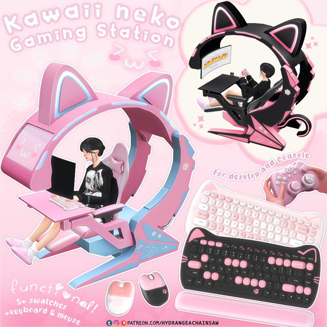 Kawaii Neko Gaming Station