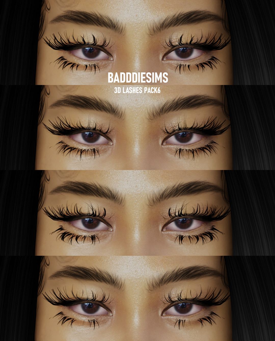 3D Lashes Pack 6