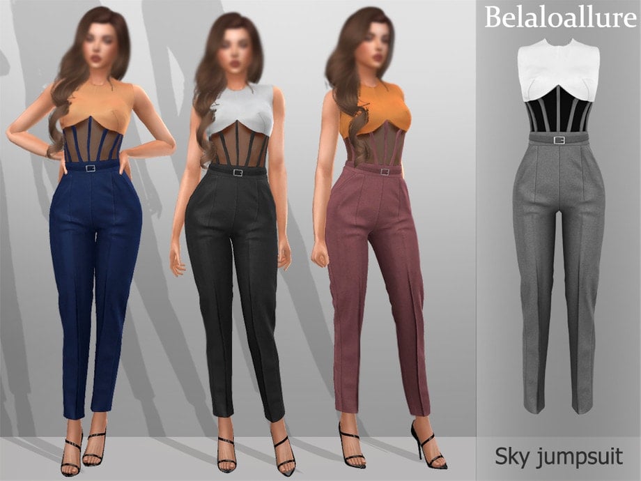 Belaloallure Sky Jumpsuit