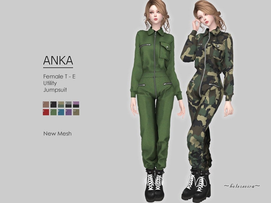 Anka Utility Jumpsuit