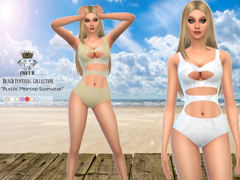 Plastic Mermaid Swimwear