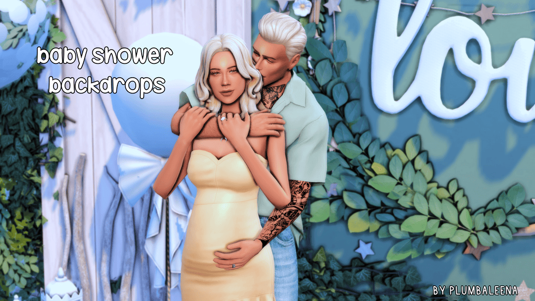 Baby shower BACKDROPS, floral decorations, baby nursery decor, must-have event accessories, celebration backgrounds for baby shower events.