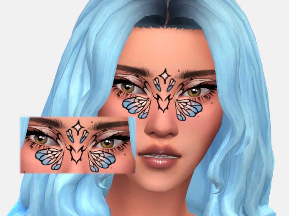 Water Fairy Facepaint