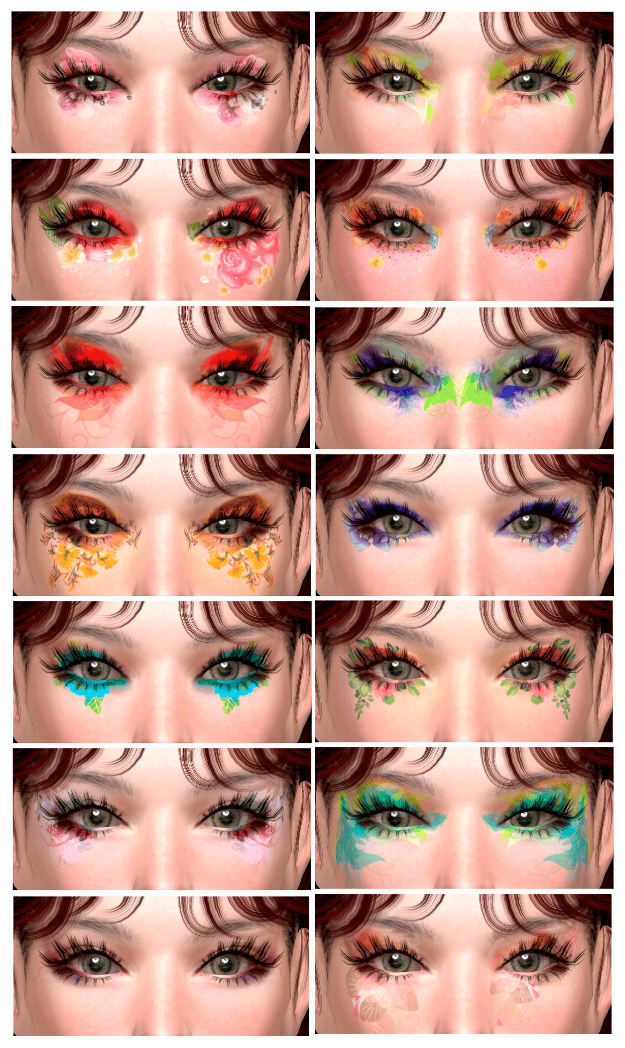 Eyeshadow Fantasy Flowers
