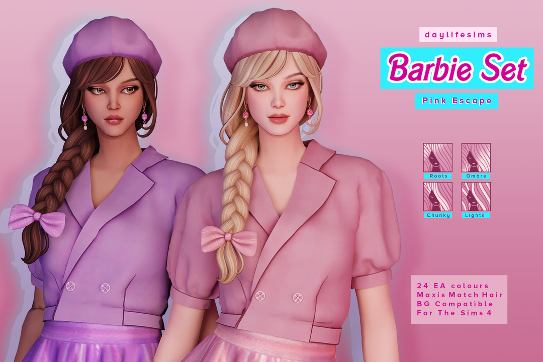 Barbie Hair Set