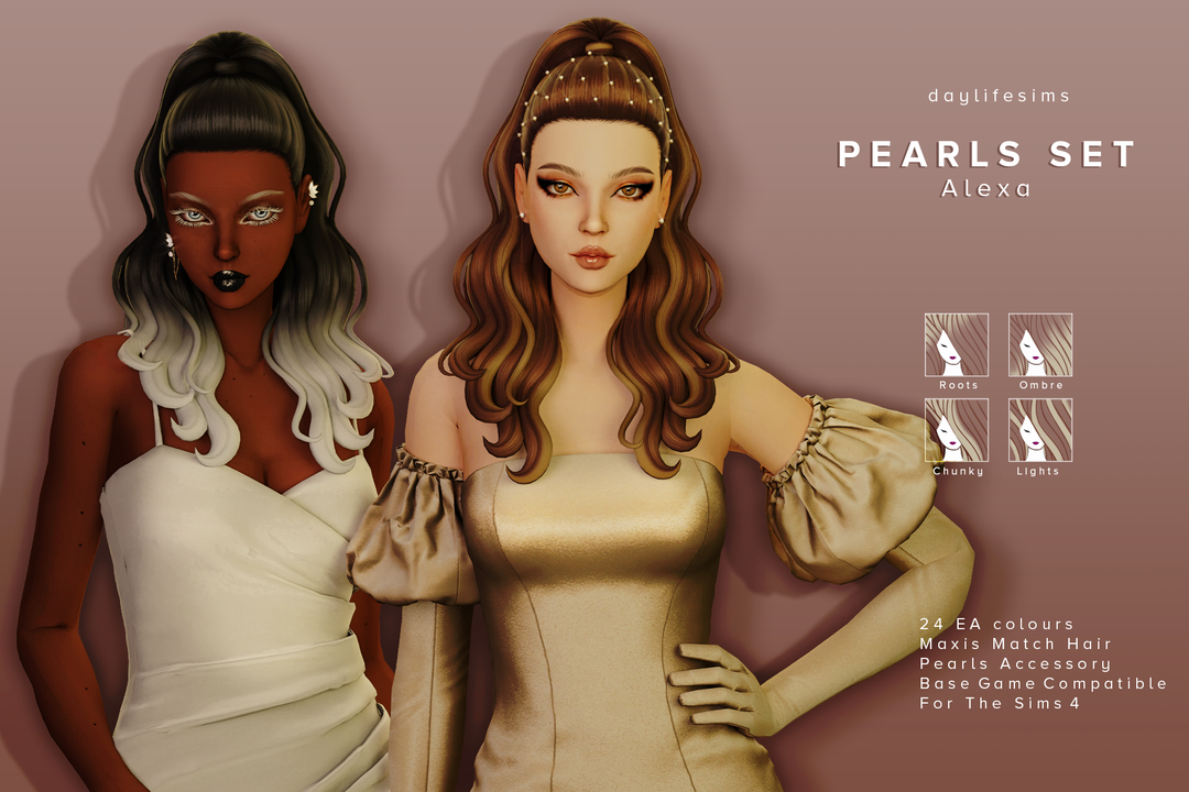 Pearls Hair Set