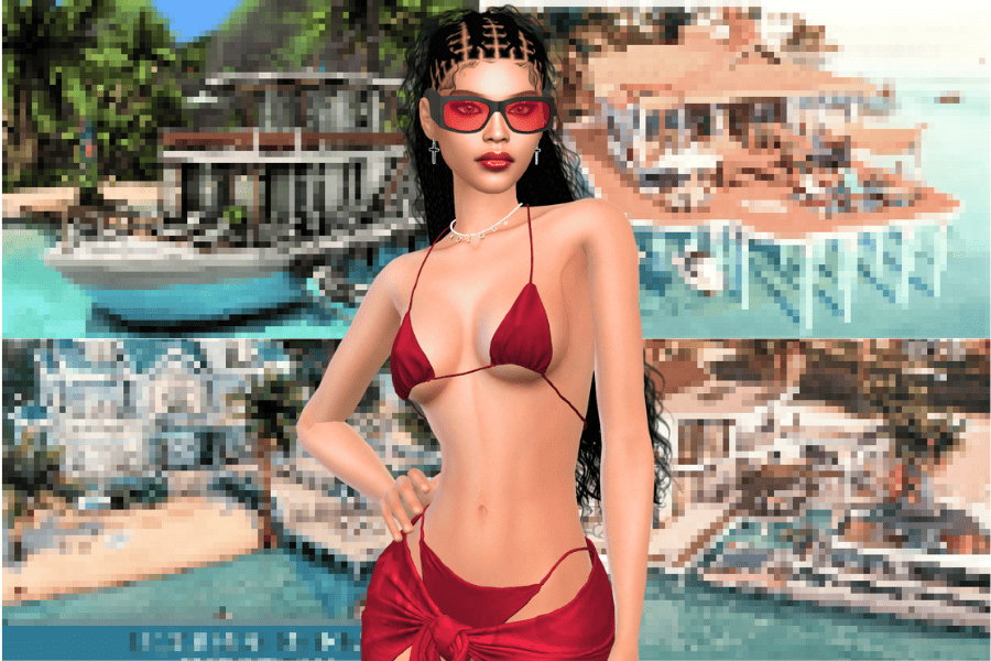 sims 4 beach house

