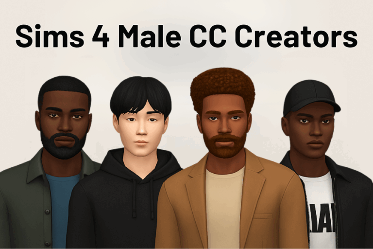 10+ Best Sims 4 Male CC Creators You Should Follow for Epic Custom Content