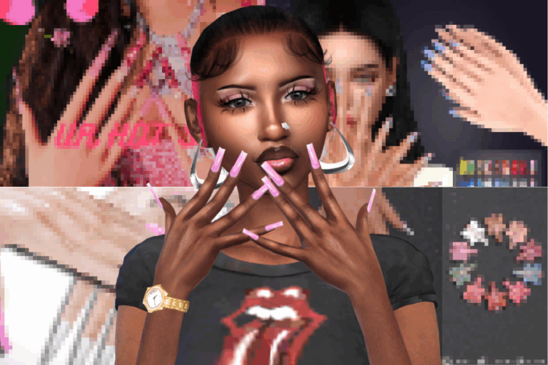 24+ Best Sims 4 Summer Nails CC for a Hot Girl Summer
