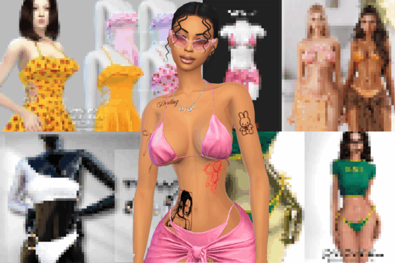 26+ Best Sims 4 Swimwear CC for a Hot Girl Summer