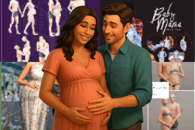 25+ Best Sims 4 Couple Pregnancy Poses for Adorable In-Game Moments