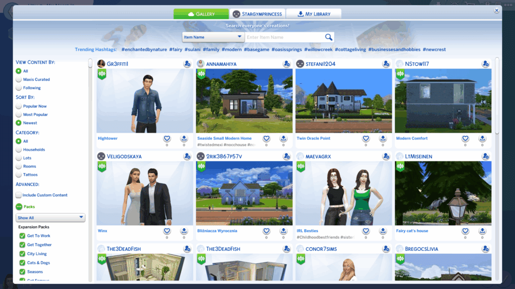 Seaside Small Modern Home from Must Have Mods for Sims 4, showcasing stylish aquatic-themed house, ideal for creating modern, cozy Sims’ residences with custom content.