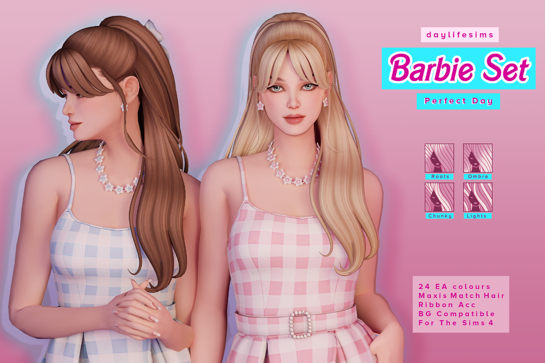 Barbie Hair Set 2