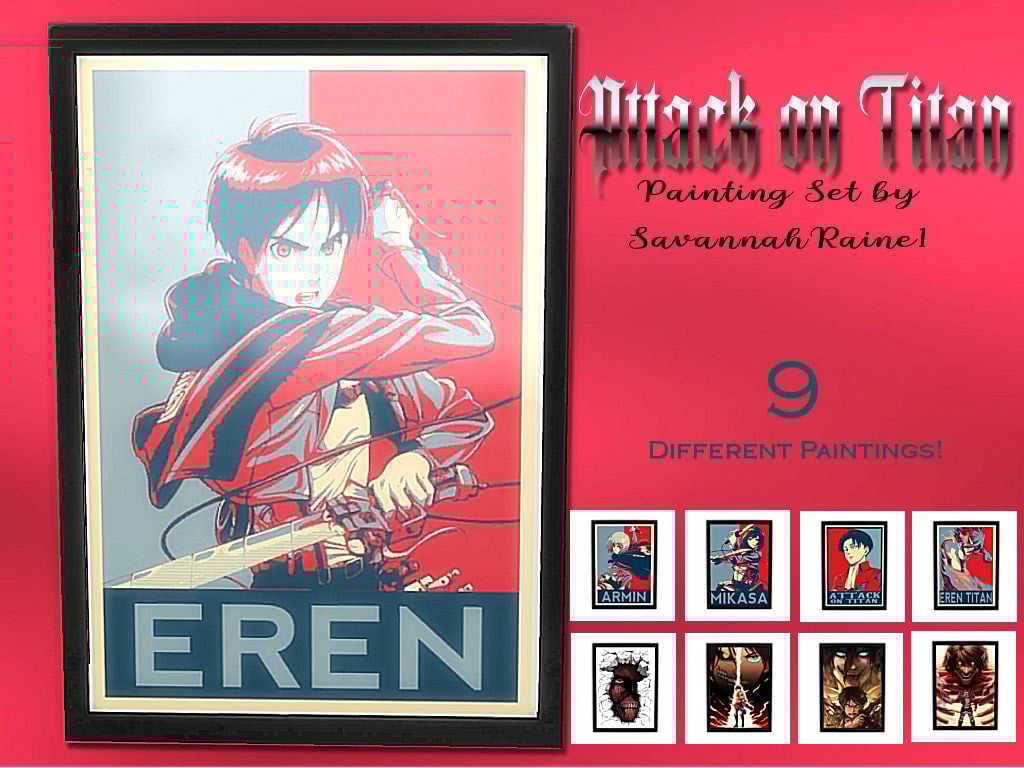 Attack On Titan Painting Collection