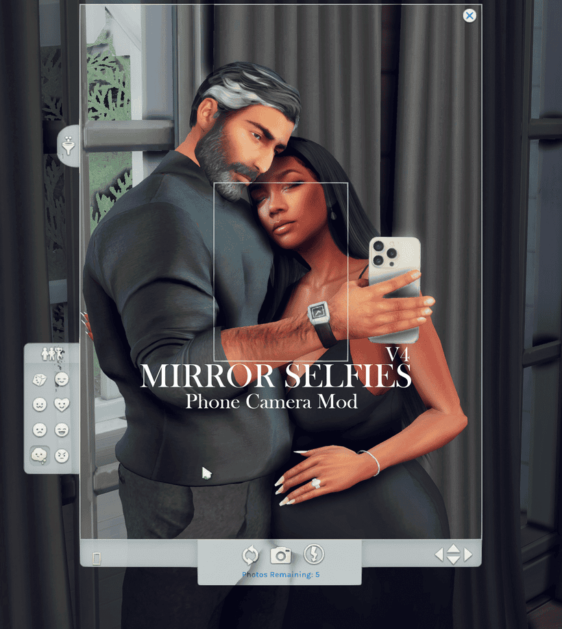 Mirror Selfies Phone Camera Mod for enhanced reflection selfies, perfect for social media selfies and photography enthusiasts. Elevate your mirror selfie game with customizable features.