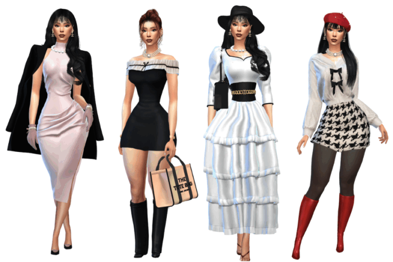 Sims 4 Chic Lookbook