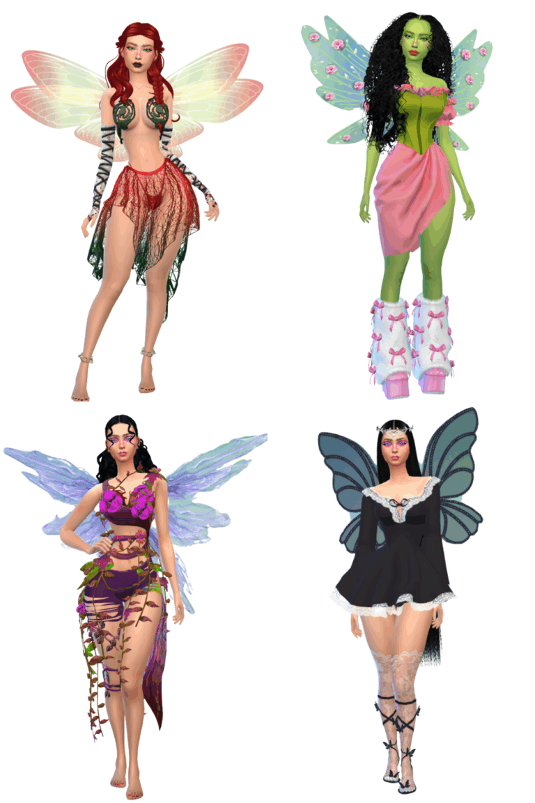 Sims 4 Fairy Lookbook