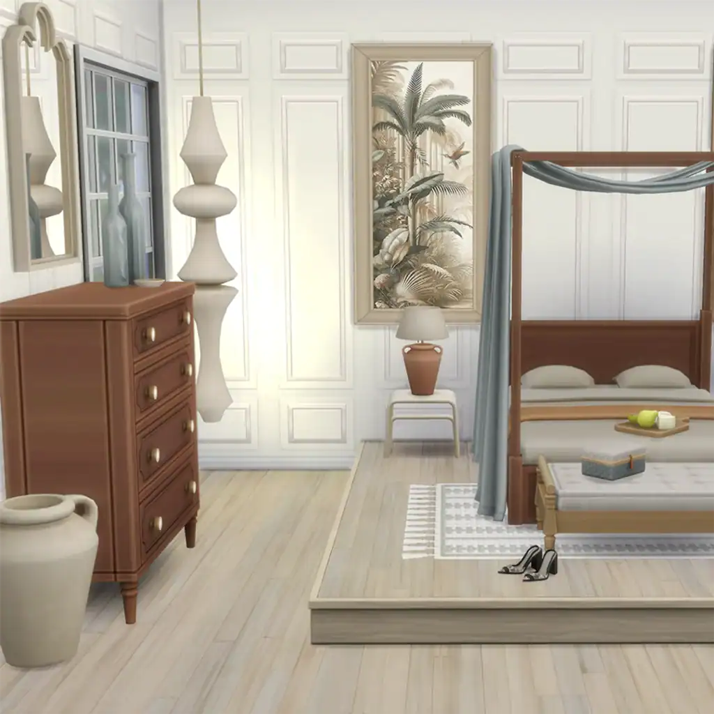 Red Nile Bedroom Decor