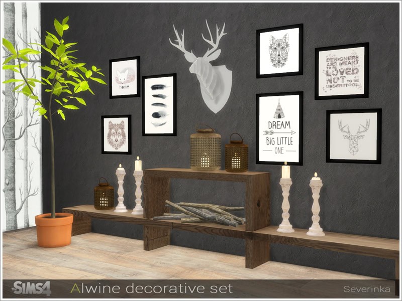 Alwine Decorative Set