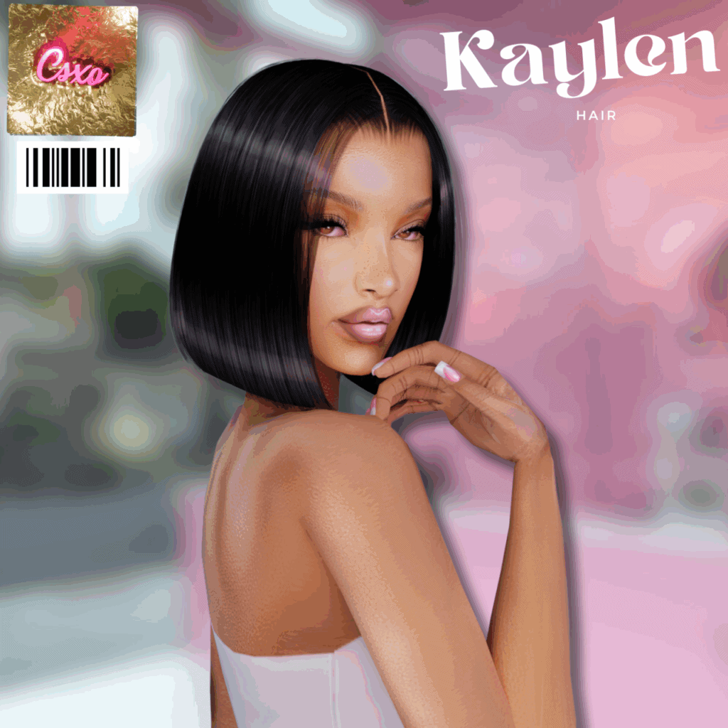 Silky straight black bob hairstyle on a model, showcasing trendy hair extensions and styling tips from Must Have Mods for stunning hair looks.