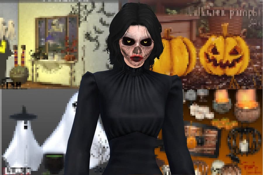 sims 4 halloween decor cc