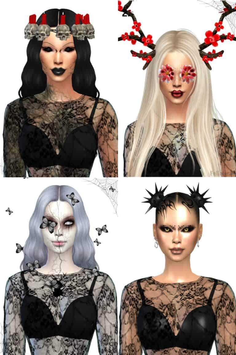 Sims 4 Halloween Makeup Looks