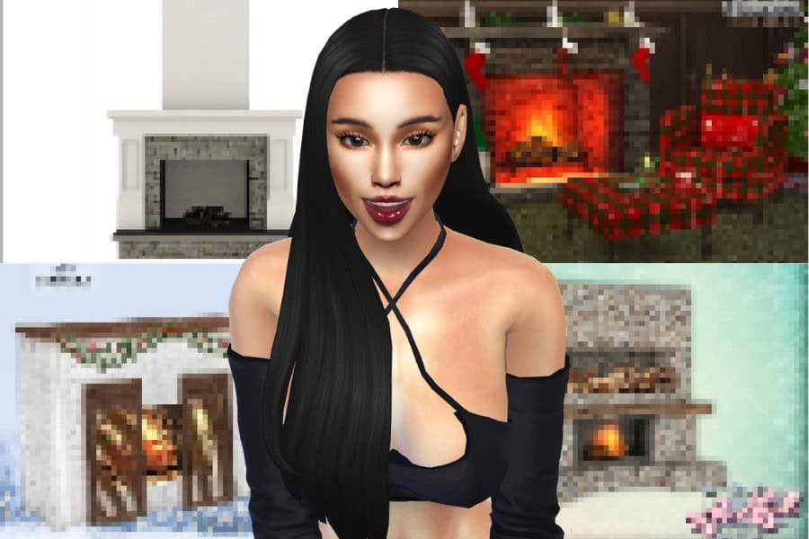 sims 4 fireplace cc